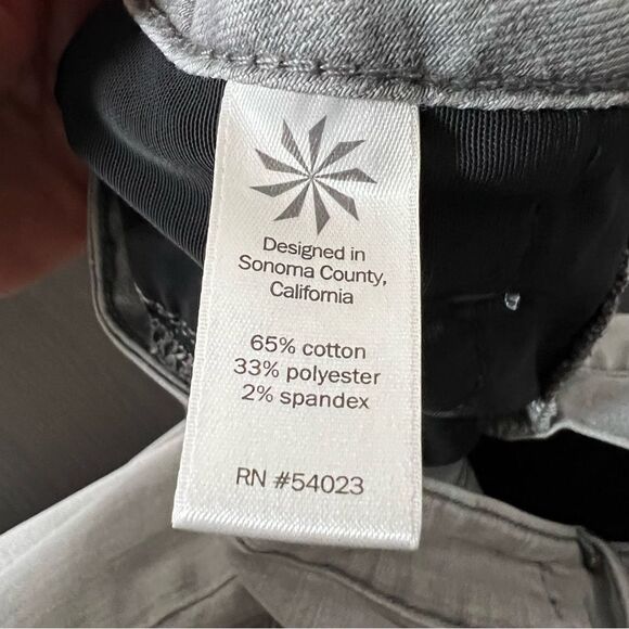 Athleta Sculptek Skinny Jeans Jeggings Womens Size 6 Gray Mid Rise Stretch Denim - Picture 12 of 16
